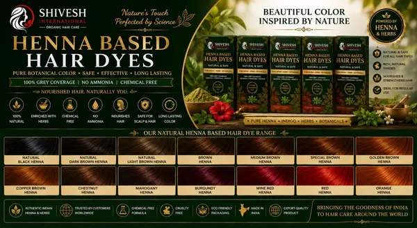 Henna Based Hair Colors
