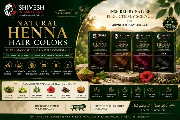 Natural Henna Hair Colors
